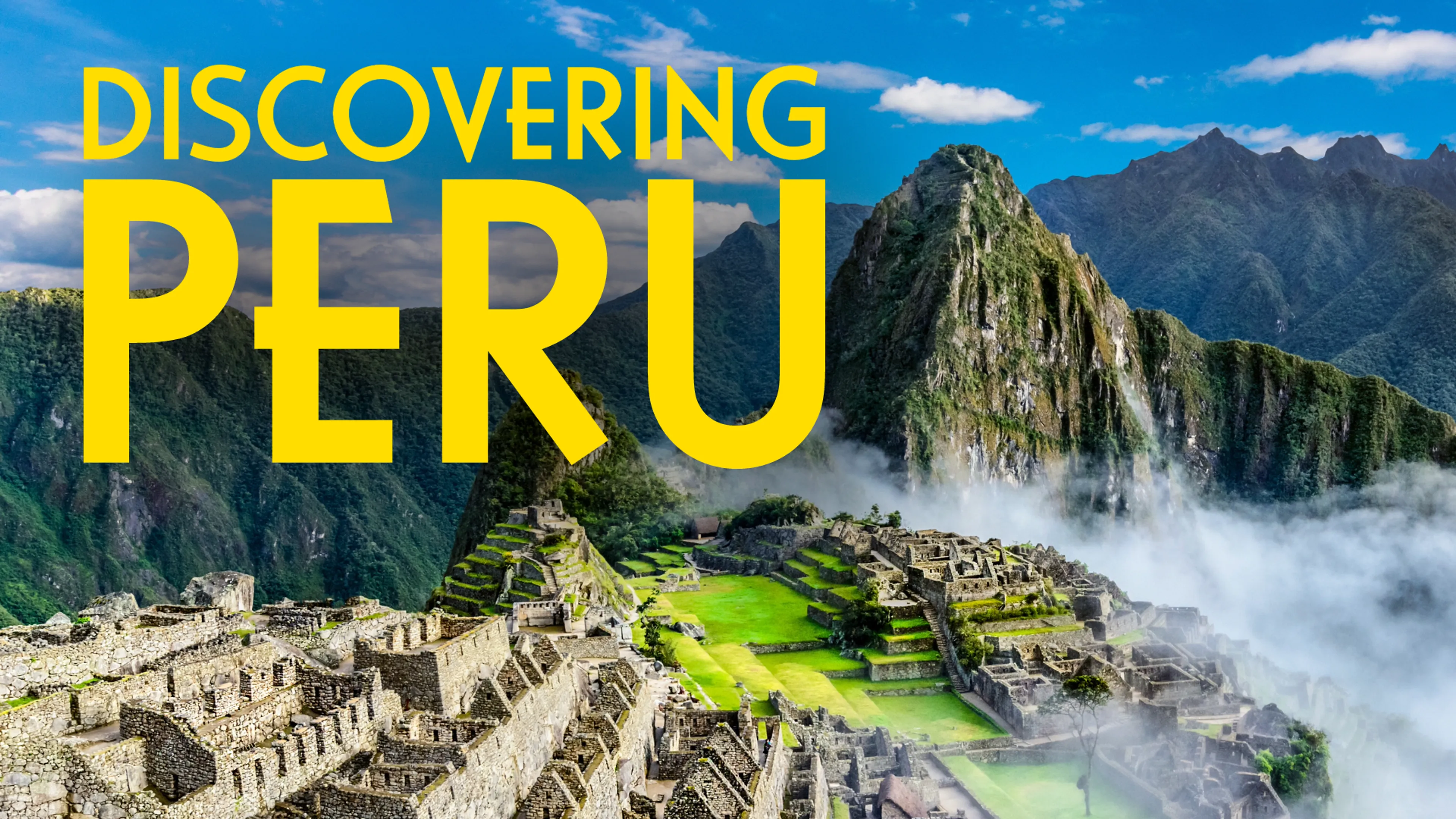 Discovering Peru poster